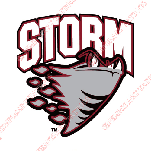 Guelph Storm Customize Temporary Tattoos Stickers NO.7323